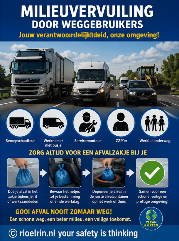 milieu vervuiling weg